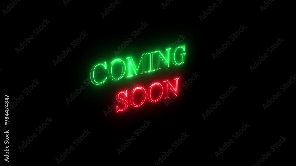 Coming Soon Text. coming soon lighting text Coming Soon Text. coming soon lighting text