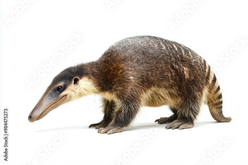 Giant anteater isolated on White Background. photo