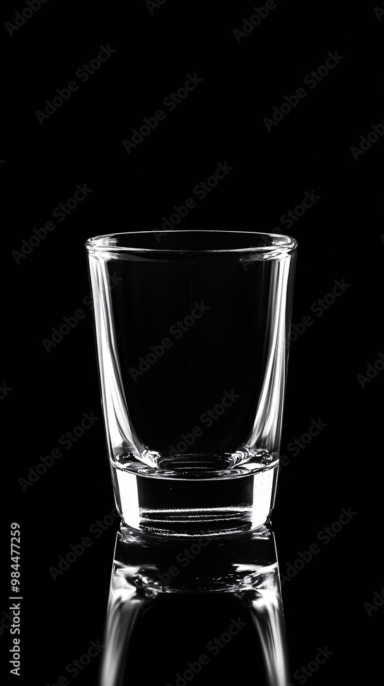 Glass with clean clear water and shadows stands on a table. glass with water on table
Glass with clean clear water and shadows stands on a table. glass with water on table