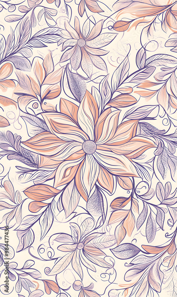carpet or tile pattern 2D illustrator doodle wallpaper carpet or tile pattern 2D illustrator doodle wallpaper