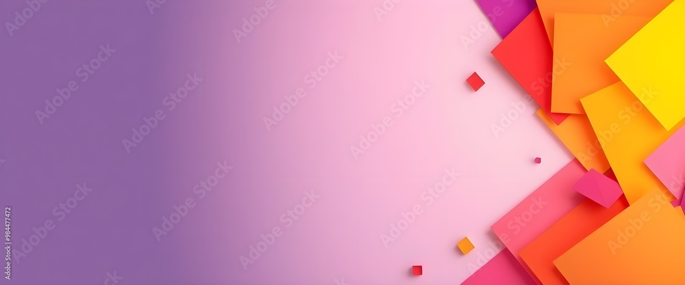 Geometric Shapes and Lines Banner Geometric Shapes and Lines Banner