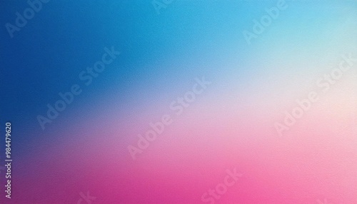 Trans Flag LGBTQ+ Dreamy Gradient. Tranquil Blue to Soft Pink Pastel Sky Blending Vibrant Hues for a Serene and Calming Abstract Background Grainy Retro Noise Banner Texture Web Design Copy Space