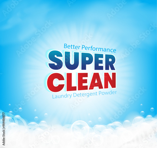 Detergent powder packet design