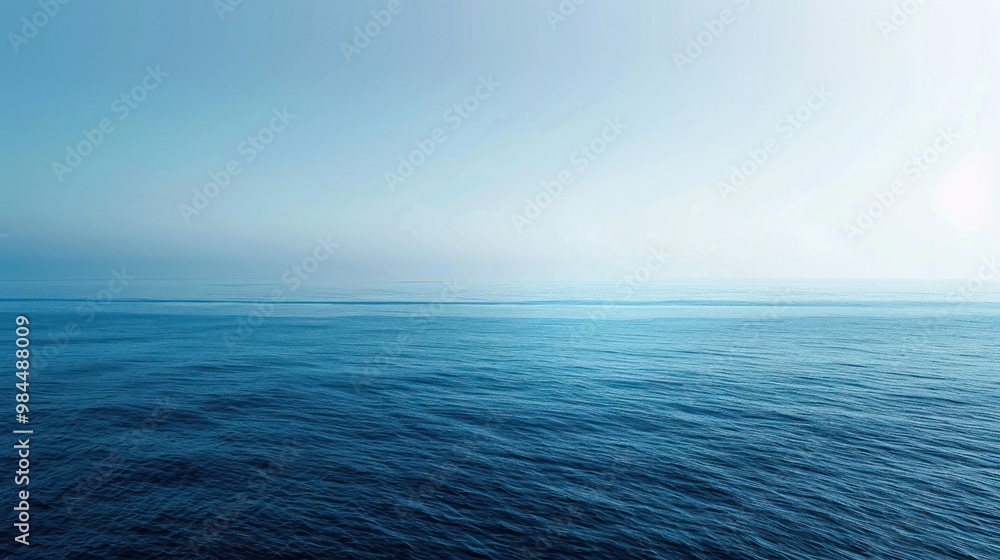 Obraz premium Tranquil Ocean Horizon
