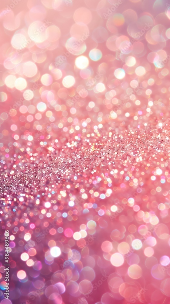 A vibrant, sparkling pink glitter background with a beautiful bokeh effect, showcasing an intricate display of luminous dots and shimmering particles. A vibrant, sparkling pink glitter background with a beautiful bokeh effect, showcasing an intricate display of luminous dots and shimmering particles.