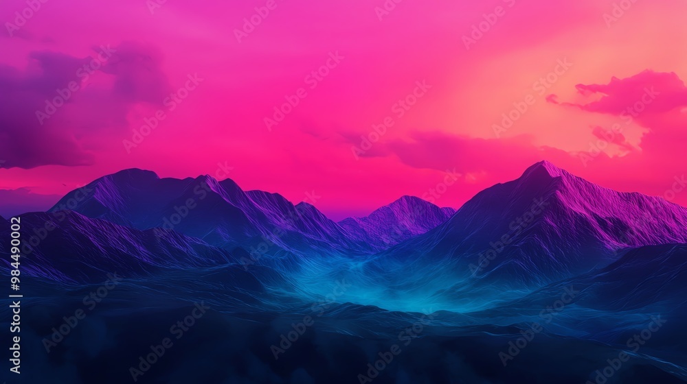 A stunning panoramic view combining a vibrant fantasy landscape with futuristic scientific discoveries A stunning panoramic view combining a vibrant fantasy landscape with futuristic scientific discoveries