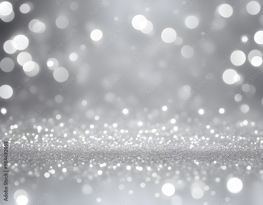 Silver glitter texture background. Silver glitter texture background.