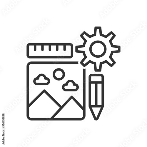 Creative Design tools Icon