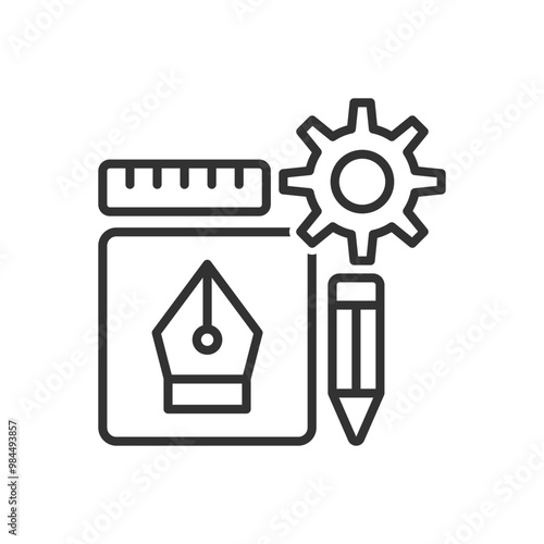 Creative Design tools  Icon