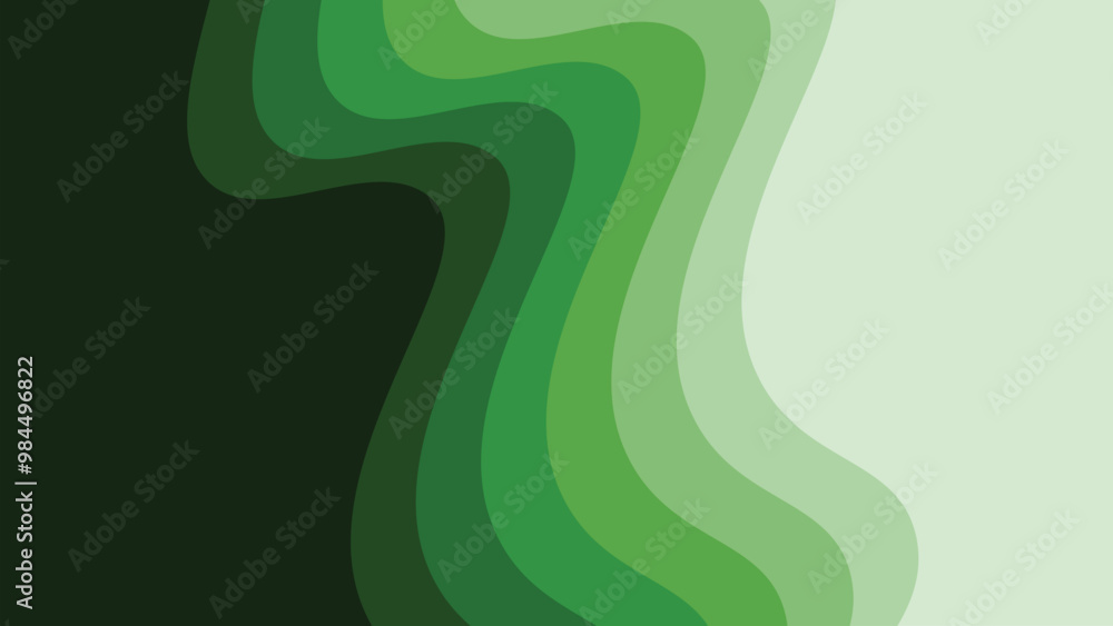 Green paper cut abstract background for backdrop or presentation Green paper cut abstract background for backdrop or presentation