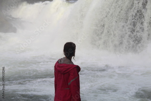 cachoeira salto da mulher, campo novo do parecis, mato grosso  photo