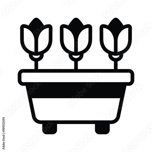 Potted plants, perfect for decorating patios, windowsills, and indoor spaces