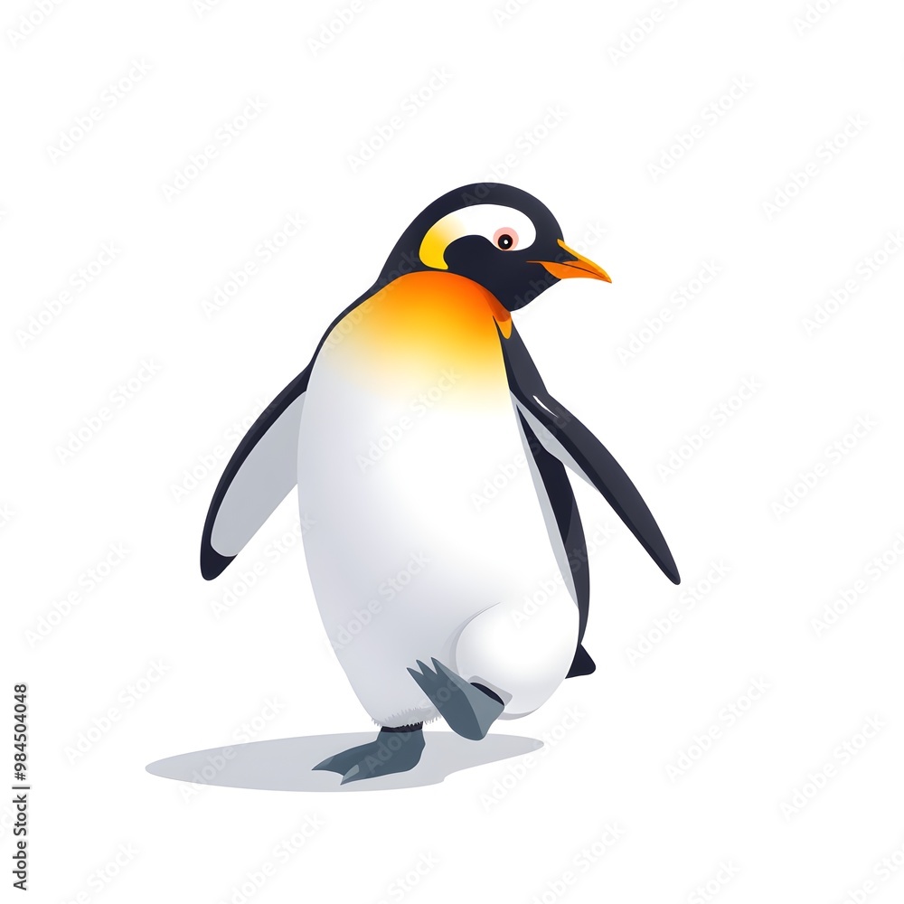 Fototapeta premium Penguin: Orange Markings