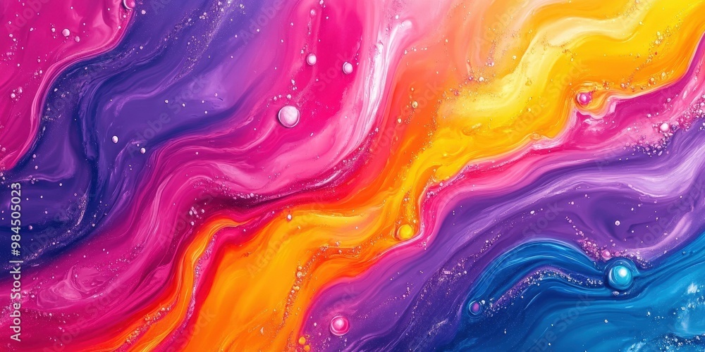 Vibrant Abstract Swirls in Bold Colors and Patterns Vibrant Abstract Swirls in Bold Colors and Patterns