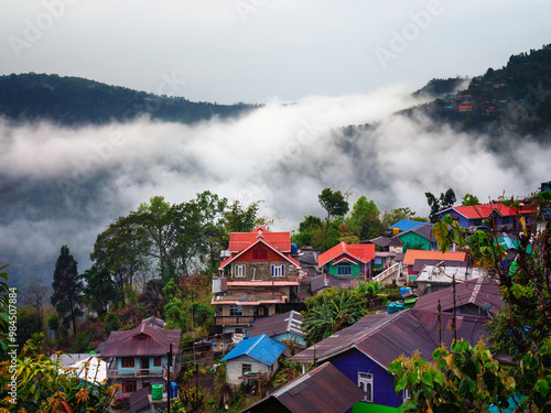 The small mountain hamlet of Latpanchar in West Bengal, India