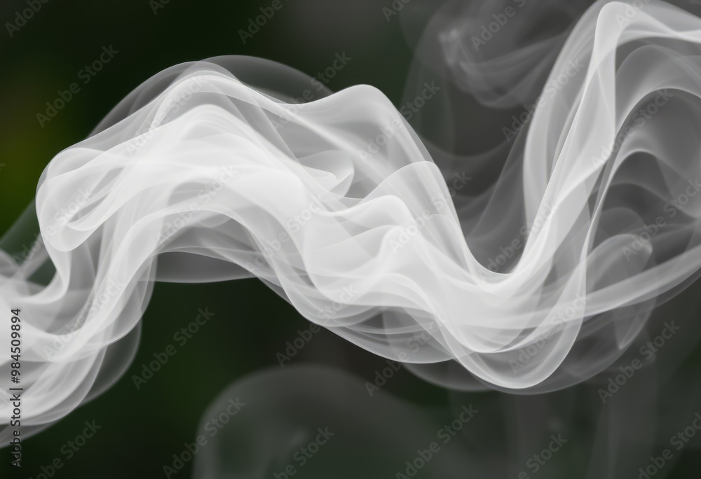 Fototapeta premium Wispy swirling mist that resembles a gentle breeze smart high ar