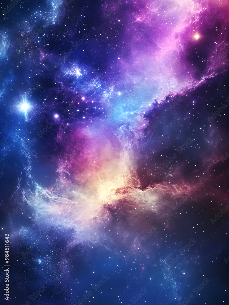 Fototapeta premium graphics of space, planets, and astronauts on a white background.