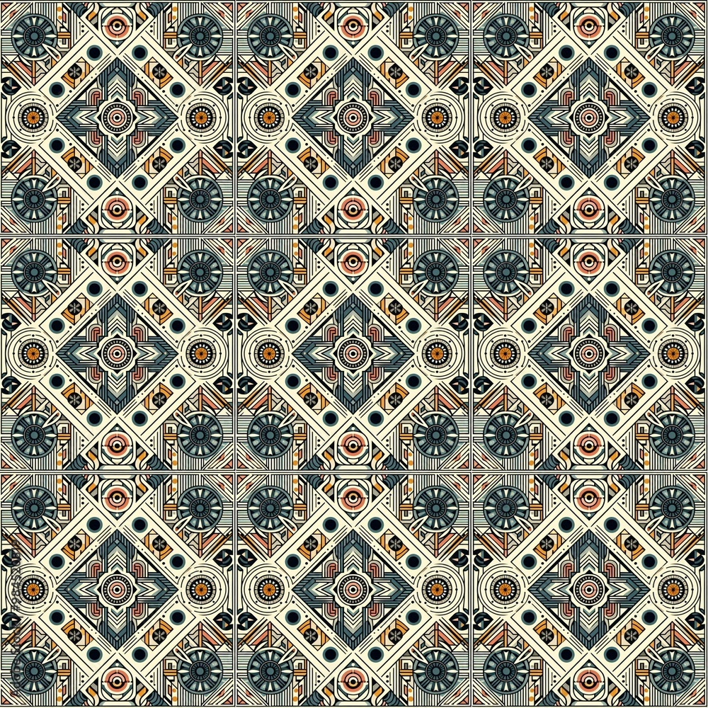 seamless pattern with elements pattern with shapes seamless pattern with elements pattern with shapes