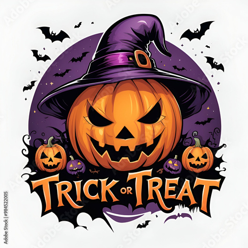 A Halloween sign that says Halloween or treat on it