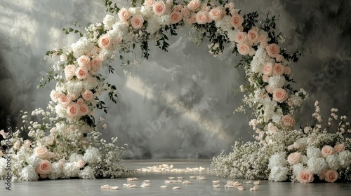 Elegant Floral Arch for Weddings and Special Events