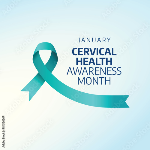 vector graphic of Cervical Health Awareness Month ideal for Cervical Health Awareness Month celebration.