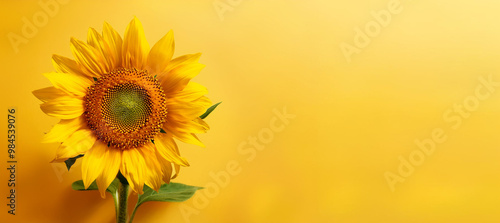Panel kuchenny z motywem Żółte jesienne tło z kwiatem słonecznika