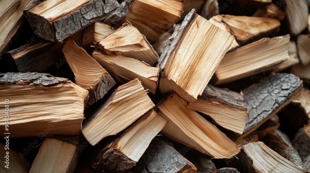 A close-up of neatly stacked firewood, showcasing its texture and natural colors. A close-up of neatly stacked firewood, showcasing its texture and natural colors.