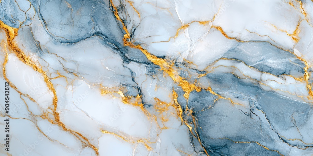 Elegant Blue and Gold Marble Texture Background Elegant Blue and Gold Marble Texture Background