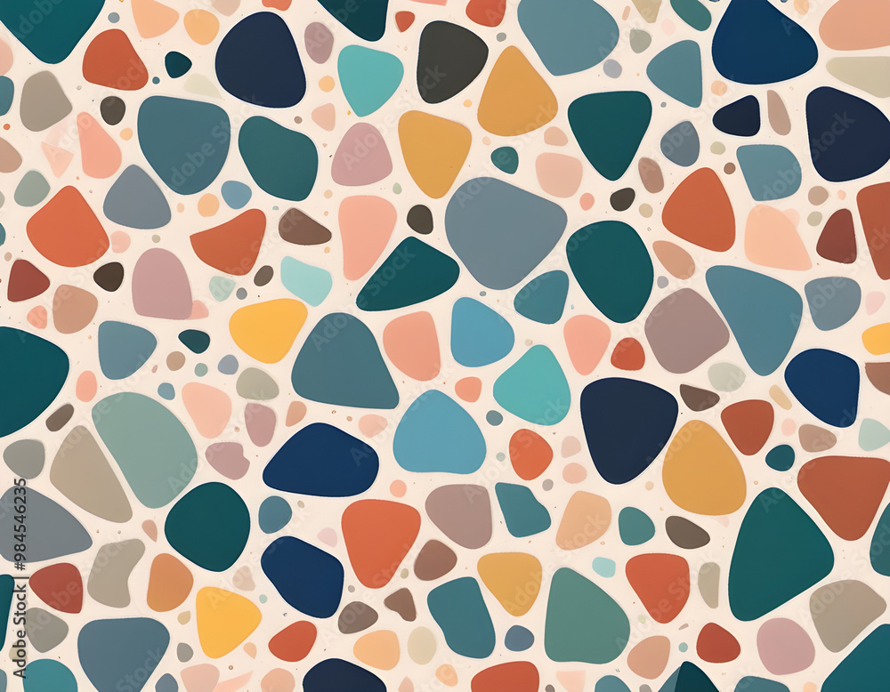 Colorful Classic Terrazzo Texturae background Colorful Classic Terrazzo Texturae background