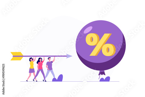 Controlling Inflation Concept: Focuses on monetary policies aimed at reducing inflation or keeping costs and expenses lower to ensure financial stability.