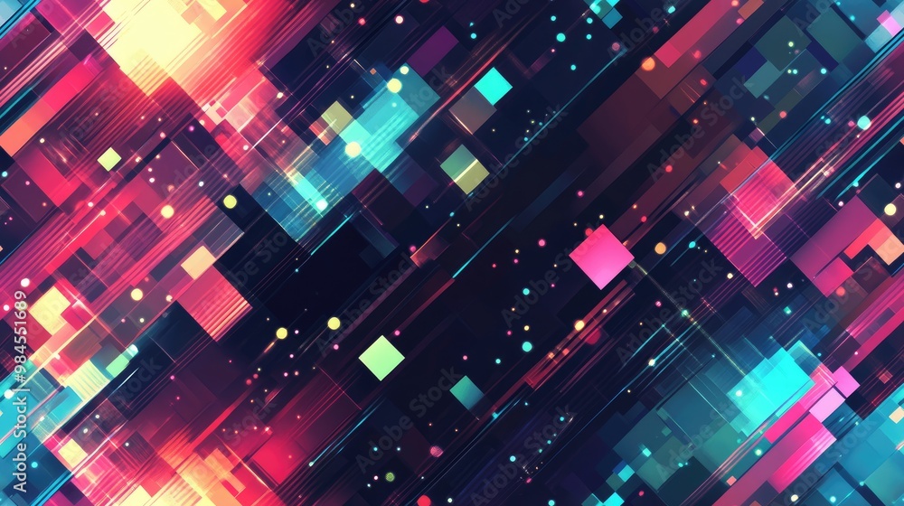 Modern beautiful luxury pixel pattern background illustrated with a futuristic game design suitable for brochures and presentations Modern beautiful luxury pixel pattern background illustrated with a futuristic game design suitable for brochures and presentations