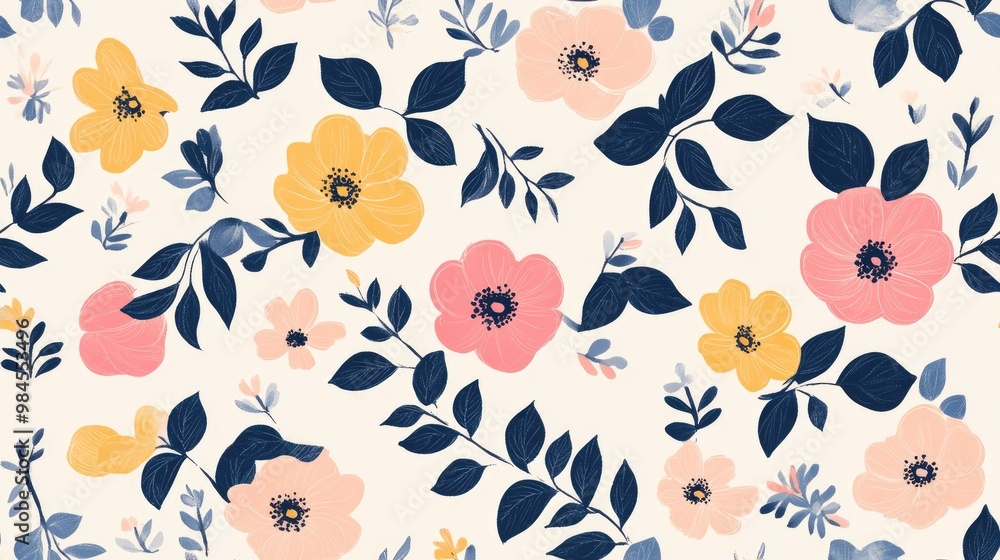 Floral seamless pattern Floral seamless pattern