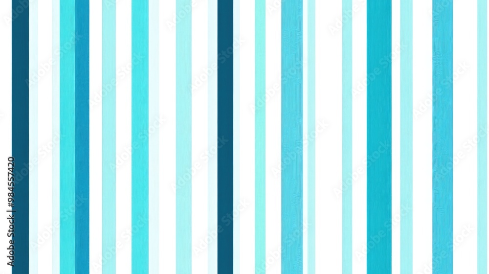 Summer stripes in teal and turquoise blue on a light fresh white background Summer stripes in teal and turquoise blue on a light fresh white background