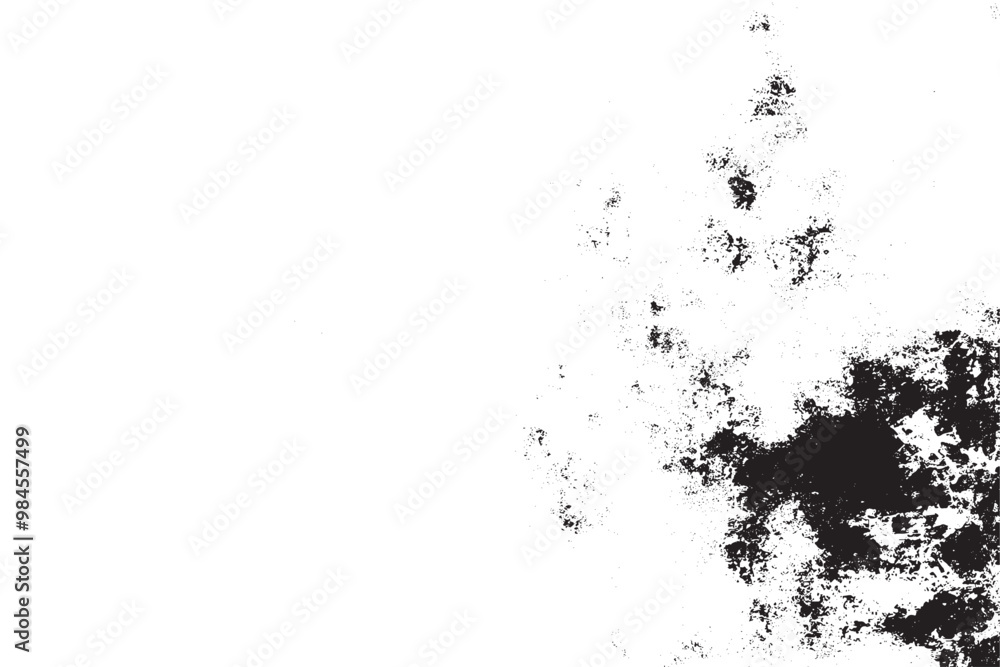 Fototapeta premium Abstract grunge monochrome halftone texture pattern design splash ink levels