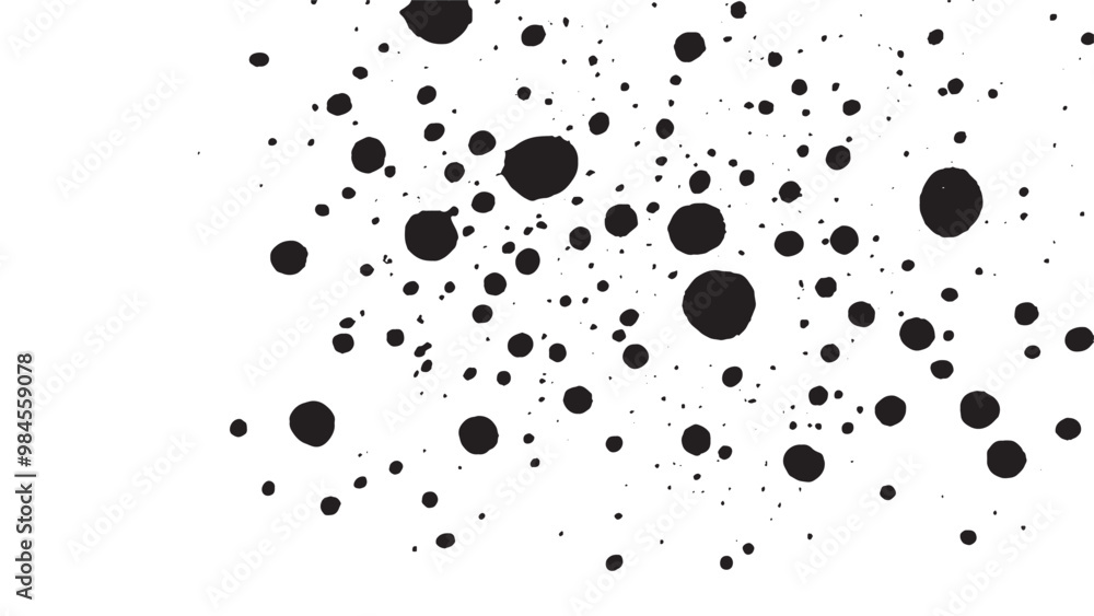 A dynamic and edgy design featuring an abstract grunge pattern in monochrome. This halftone texture incorporates splashes of ink at various levels, creating a visually striking artwork black and white A dynamic and edgy design featuring an abstract grunge pattern in monochrome. This halftone texture incorporates splashes of ink at various levels, creating a visually striking artwork black and white