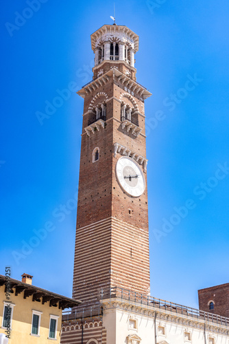 Clock face of Torre dei Lamberti, Verona