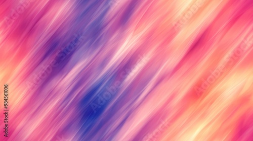 Elegant seamless pattern in a blurred colorful design Wide horizontal banner with an abstract texture