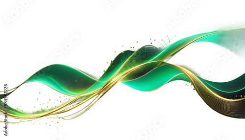 vertical bokeh abstract glowing moving lights neon high data line green gold speed wave horizontal transfer reflect floor concept background black gold gold green background abstract light design