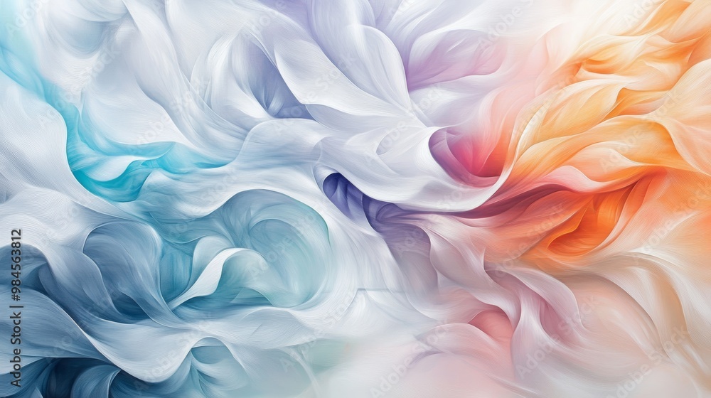 An abstract swirl of soft colors, blending seamlessly into one another, creating a soothing and dynamic visual experience. An abstract swirl of soft colors, blending seamlessly into one another, creating a soothing and dynamic visual experience.