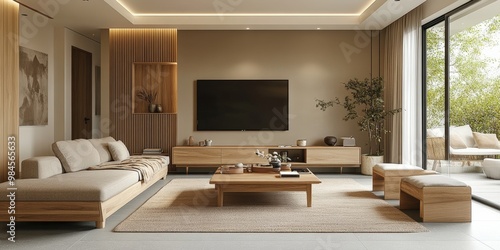 Modern Minimalist Living Room Interior Design