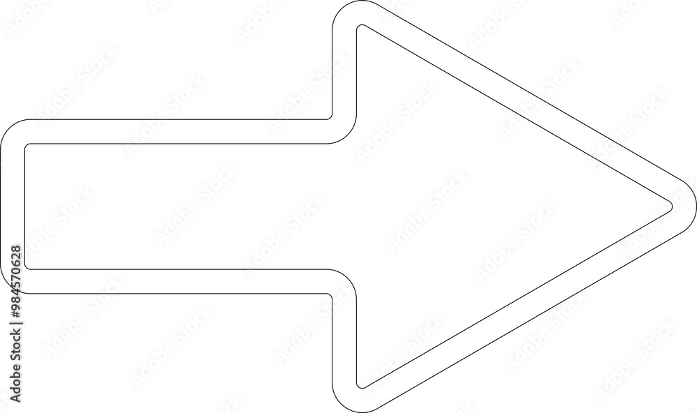 Arrows thin line direction signs. Design element Arrows thin line direction signs. Design element