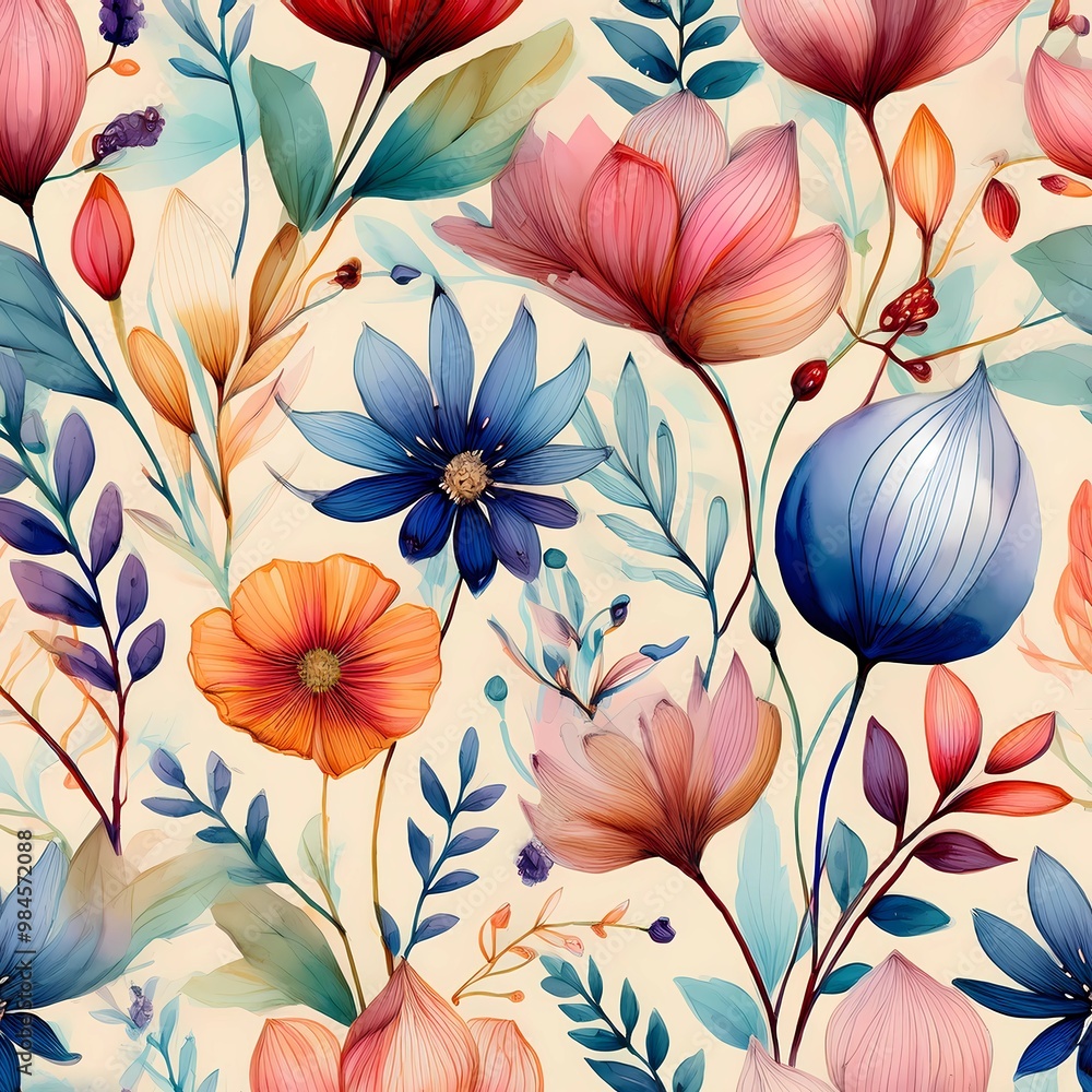 seamless floral pattern seamless floral pattern