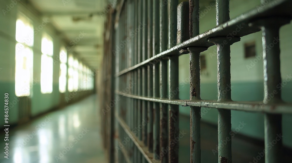 Freedom in prison reform, depicting efforts to improve the justice system and rehabilitate inmates Freedom in prison reform, depicting efforts to improve the justice system and rehabilitate inmates