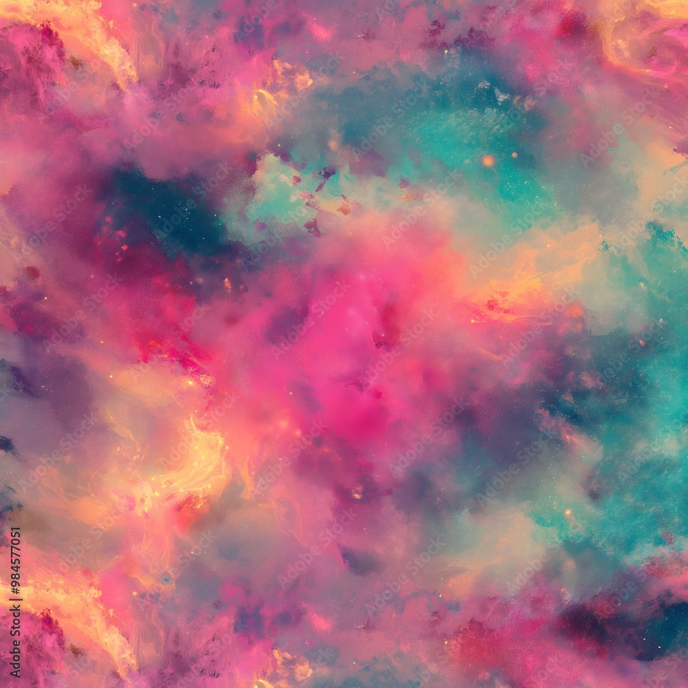 Colourful marshmallow style pattern Colourful marshmallow style pattern