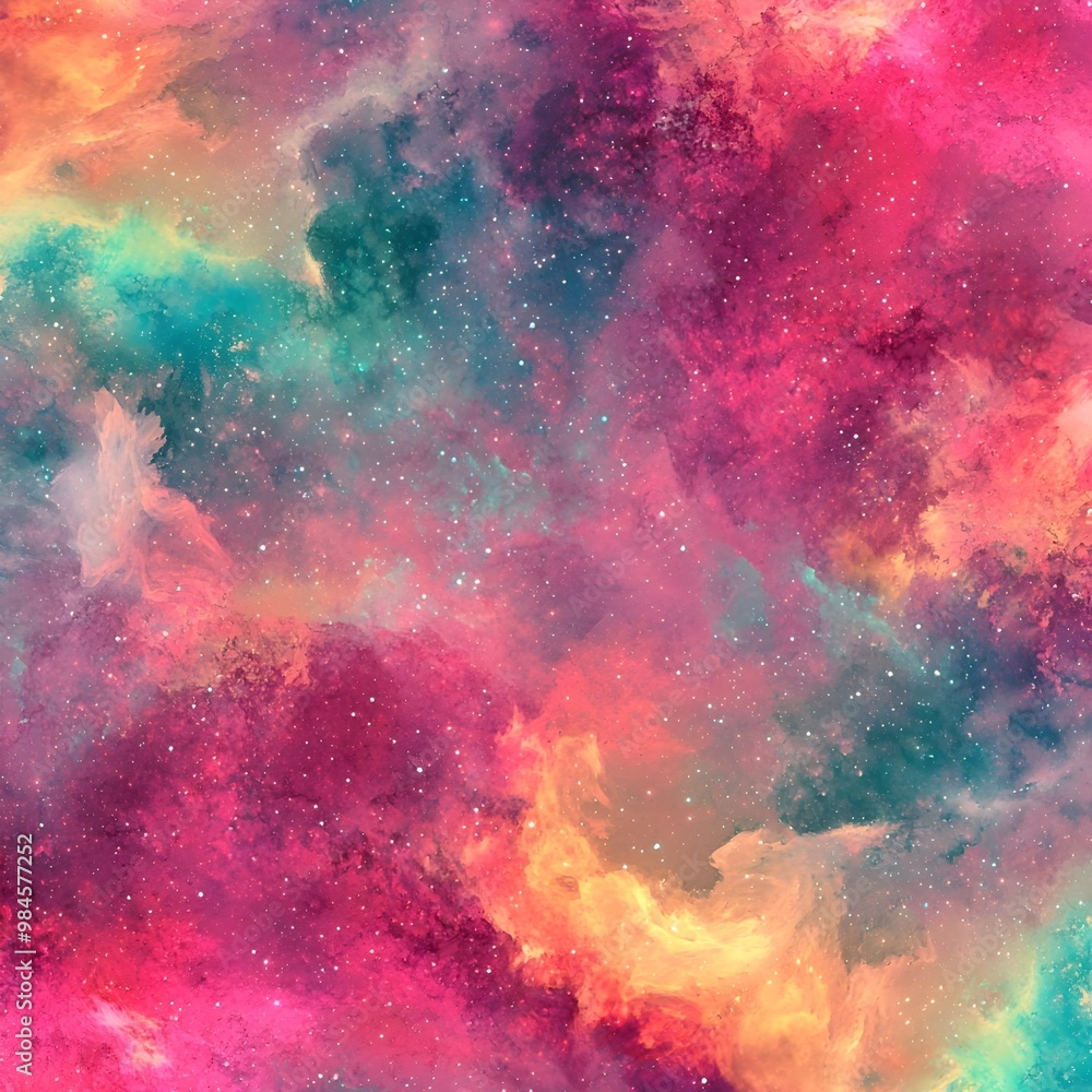 Colourful marshmallow style pattern Colourful marshmallow style pattern