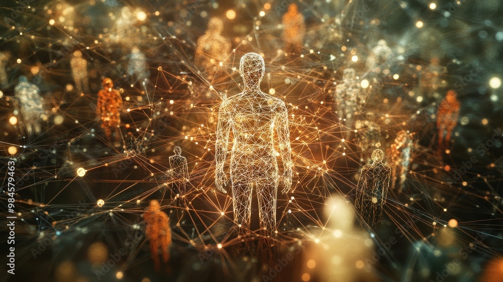 This picture shows a person with many different connections to other people. It looks like a person surrounded by a circle of other people they are close to. This picture shows a person with many different connections to other people. It looks like a person surrounded by a circle of other people they are close to.