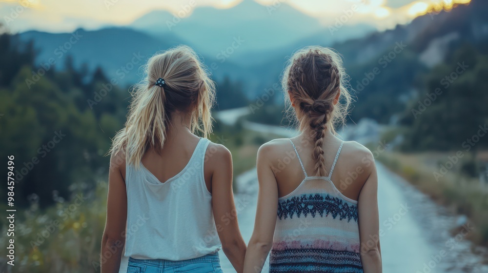 Friendship and spirituality, illustrating deep connections fostered through shared beliefs and spiritual journeys Friendship and spirituality, illustrating deep connections fostered through shared beliefs and spiritual journeys