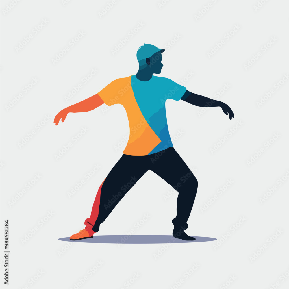 silhouette of a dancing silhouette of a dancing
