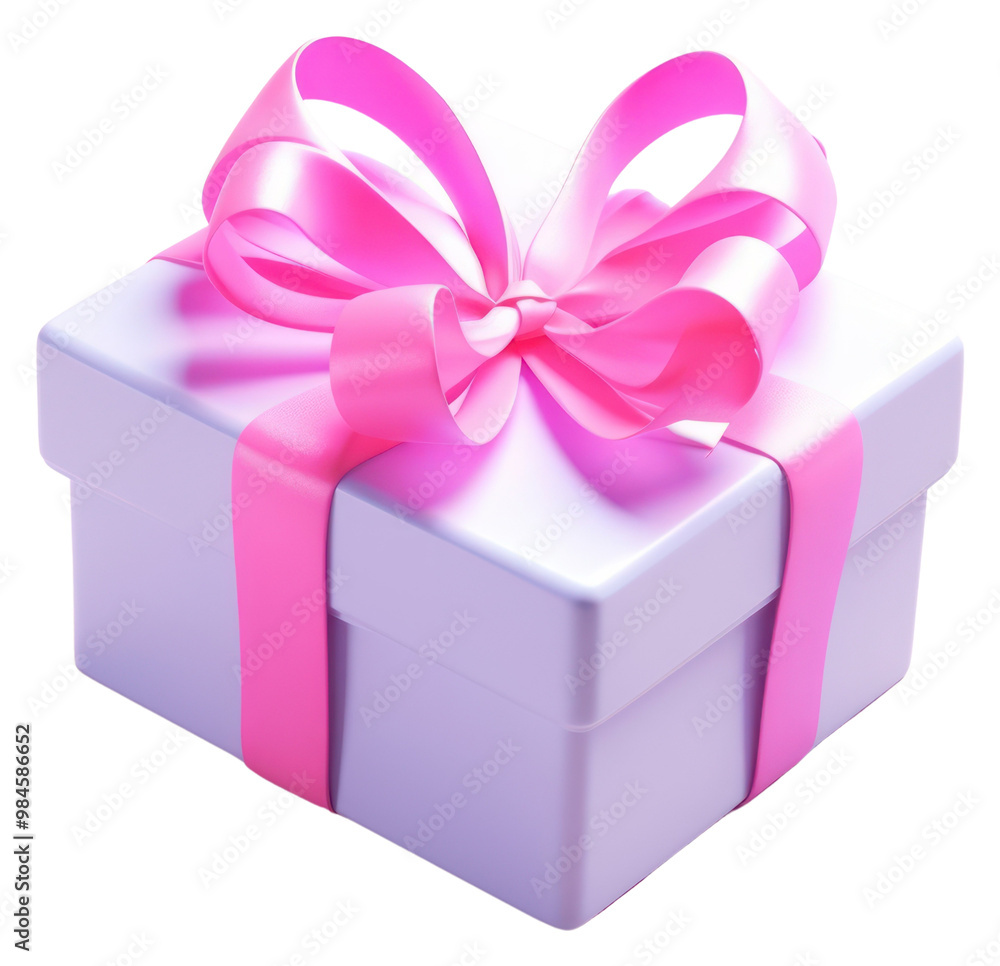 Obraz premium PNG Box ribbon gift anniversary.