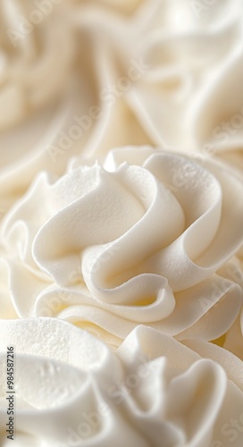 Chantilly swirl closeup photo